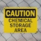 Signmission Chemical Storage OSHA Caution Sign, Plastic, 10in W x 7in L, 2PK OS-2PACK-CS-P-710-L-19124 - alternate 4